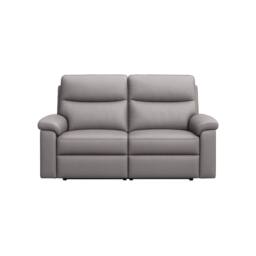 Aspire Marlowe Real Leather Power Recliner 3+2+1 Sofa Set with USB Charging in Grey - thumbnail 4