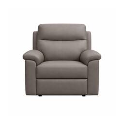Aspire Marlowe Real Leather Power Recliner 3+2+1 Sofa Set with USB Charging in Grey - thumbnail 3
