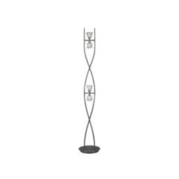 Netlighting Iku Floor Lamp 4 Light G9 Satin Nickel in Grey