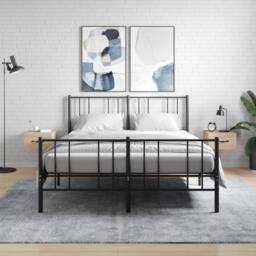 Berkfield Home Decorative Wall-mounted Bedside Cabinets 2 pcs Sonoma Oak 35x35x20 cm in Tan - Size: 35 x 35 x 20 cm - thumbnail 2