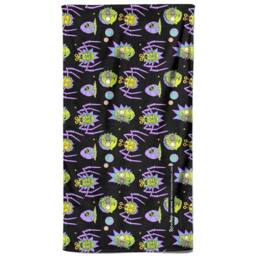 Rick & Morty Brain Head & Spiders Beach Towel - thumbnail 1