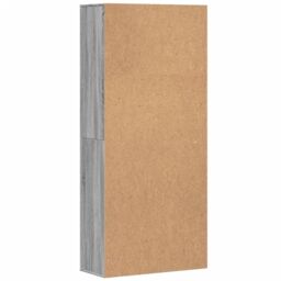 Berkfield Home Highboard Grey Sonoma 80x35x180 cm Engineered Wood - Size: 80 x 35 x 180 cm - thumbnail 5