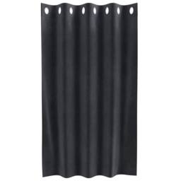 Berkfield Home Blackout Curtains with Eyelets 2 pcs Dark Grey Velvet - thumbnail 4