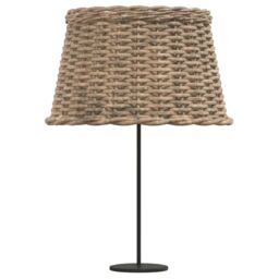 Berkfield Home Lamp Shade Brown √ò45x28 cm Wicker - Size: 45x28 cm - thumbnail 4