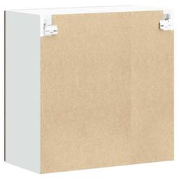 Berkfield Home Kitchen Wall Cabinet with Glass Door Lucca Smoked Oak Engineered Wood in Brown - thumbnail 9