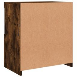 Berkfield Home Sideboard with LED Lights Smoked Oak 60x37x67 cm in Brown - Size: 60 x 37 x 67 cm - thumbnail 9
