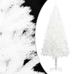 Berkfield Home Artificial Christmas Tree Lifelike Needles White 240 cm - thumbnail 2