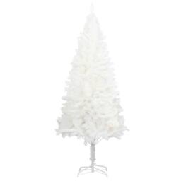 Berkfield Home Artificial Christmas Tree Lifelike Needles White 240 cm - thumbnail 1