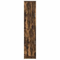 Berkfield Home Buffet Cabinet Smoked oak Engineered wood Large Buffet Cabinet in Brown - thumbnail 4