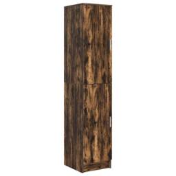 Berkfield Home Buffet Cabinet Smoked oak Engineered wood Large Buffet Cabinet in Brown - thumbnail 1