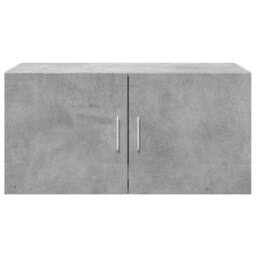 Berkfield Home Wall Cabinet Concrete Grey 80x42.5x40 cm Engineered Wood - thumbnail 4
