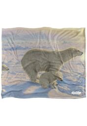 Wild Wings On The Edge 2 Silky Touch Super Soft Throw Blanket 152 X 127 cm in White - thumbnail 1
