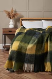 BHS Wool Mix Throw - Size: Small