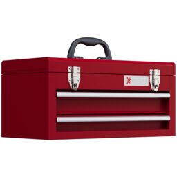 DURHAND Lockable Tool Chest with Ball Bearing Slide Drawers Red - Size: Large - thumbnail 2