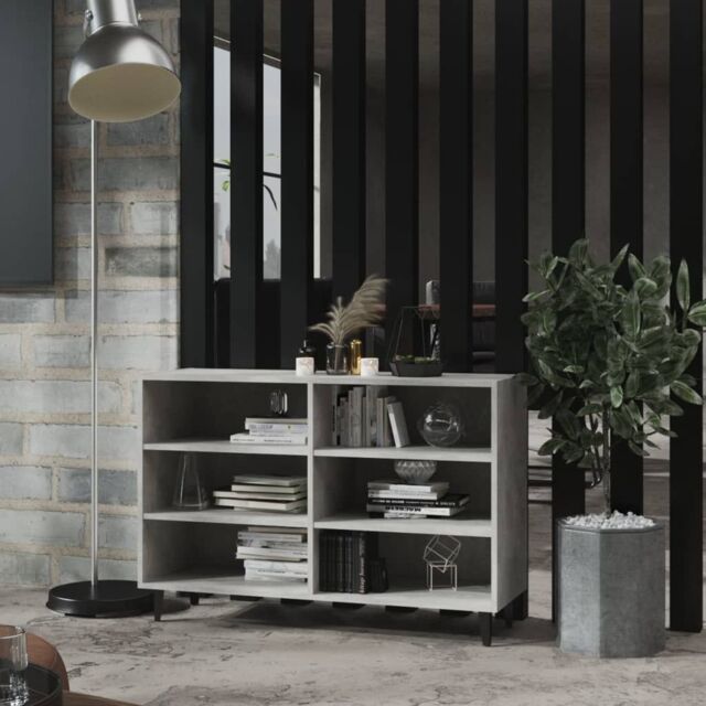 Berkfield Home Sideboard Concrete Grey 103.5x35x70 cm Engineered Wood - image 1