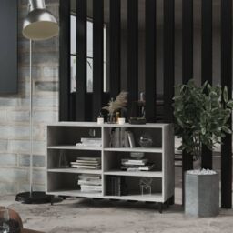 Berkfield Home Sideboard Concrete Grey 103.5x35x70 cm Engineered Wood - thumbnail 1