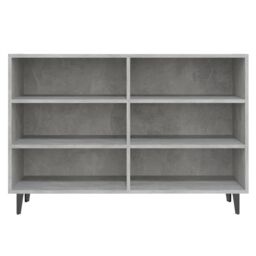 Berkfield Home Sideboard Concrete Grey 103.5x35x70 cm Engineered Wood - thumbnail 4