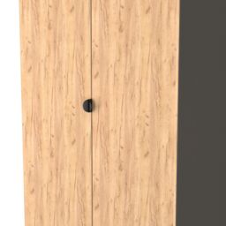 Ready Assembled 2 U Norway Tall 2 Door Robe (Ready Assembled) in Dark Grey - Size: Large - thumbnail 4
