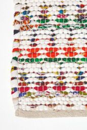 Homescapes Handwoven Multi Coloured Cotton Chindi Hall Runner, 66 x 200 cm - Size: 66 cm x 200 cm - thumbnail 3