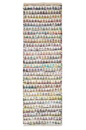 Homescapes Handwoven Multi Coloured Cotton Chindi Hall Runner, 66 x 200 cm - Size: 66 cm x 200 cm - thumbnail 2