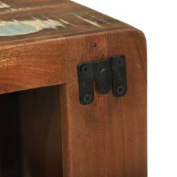 Berkfield Home Media Storage Cabinet Reclaimed Wood Multicolour Solid Reclaimed Wood in Brown - thumbnail 9