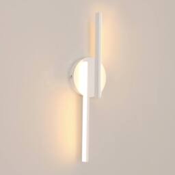 Goeco LED Indoor Wall Light 16W Modern Wall Lamp 3000 K for Bedroom Hallway in White - thumbnail 1