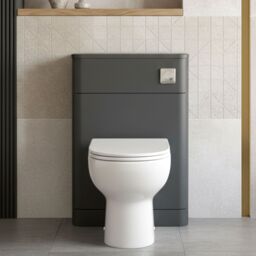 Balterley Floor Standing WC Toilet Unit Dark Grey 550mm - thumbnail 8