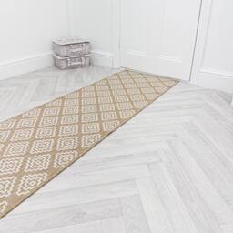 runrug Carpet Runner Rug - Indoor/Outdoor, Reversible, 2mm - 'Olmec' in Brown - Size: 60 cm x 390 cm - thumbnail 4