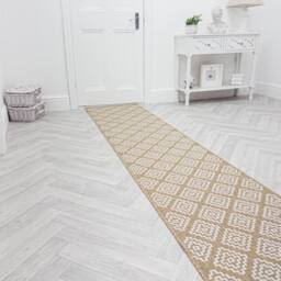runrug Carpet Runner Rug - Indoor/Outdoor, Reversible, 2mm - 'Olmec' in Brown - Size: 60 cm x 390 cm - thumbnail 3