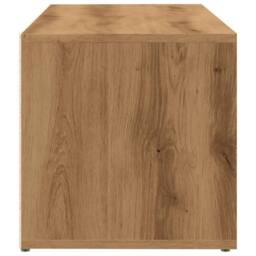 Berkfield Home Shoe Storage Bench Artisan Oak 105x35x35 cm Engineered Wood in Brown - Size: 105 x 35 x 35 cm - thumbnail 5