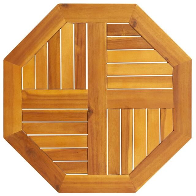 Berkfield Home Table Top 60x60x2 cm Octagonal Solid Wood Acacia in Brown - Size: 60 x 60 x 2 cm - image 1