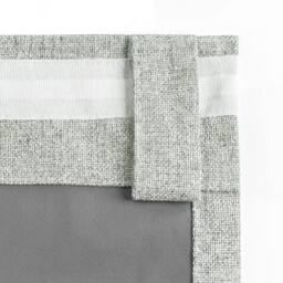 Marlow 100% Blackout Curtains for Bedroom Living Room Thermal Insulated in Green - Size: 213 cm width x 132 cm drop - thumbnail 7
