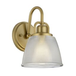 Loops Wall Light Sconce Painted Natural Brass LED G9 3.5W LED Bulb in Metallics