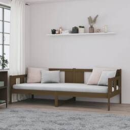 Berkfield Home Day Bed Honey Brown Solid Wood Pine 90x190 cm - thumbnail 2