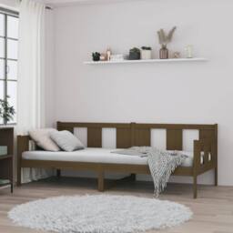 Berkfield Home Day Bed Honey Brown Solid Wood Pine 90x190 cm - thumbnail 4