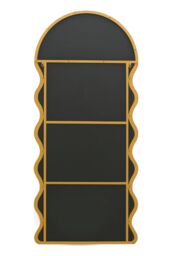 "MirrorOutlet New Gold Metal Dome Arch Topped Wall Mirror 71"" X 31"" (180CM X 80CM) - Size: 1 Pack" - thumbnail 4