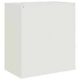 Berkfield Home Sideboard White 67x39x73 cm Steel - Size: 67 x 39 x 73 cm - thumbnail 9