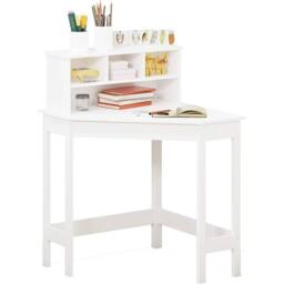 KORVIXA White Study Table & 1 Chairs, Wooden Study Computer Desk - Size: 50 cm x 70 cm - thumbnail 7