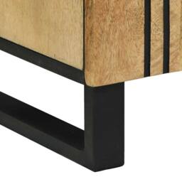 Berkfield Home Sink Cabinet 62 x 33 x 58 cm Solid Mango & Engineered Wood in Brown - thumbnail 8