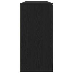 Berkfield Home Sideboards 2 pcs Black Oak 79x38x80 cm Engineered Wood - Size: 79 x 38 x 80 cm - thumbnail 7