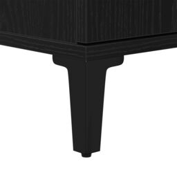 Berkfield Home Bathroom Cabinet Black Oak 30x30x100 cm Engineered Wood - Size: 30 x 30 x 100 cm - thumbnail 9