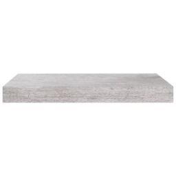 Berkfield Home Floating Wall Shelves 2 pcs Concrete Grey 40x23x3.8 cm MDF - thumbnail 6