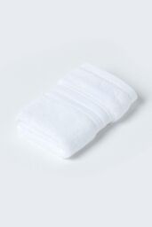 Homescapes Zero Twist Supima Cotton Towel in White - Size: Bath Sheet - thumbnail 2