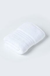 Homescapes Zero Twist Supima Cotton Towel in White - Size: Bath Sheet - thumbnail 3