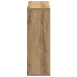 Berkfield Home Wall Shelf Artisan Oak 104x20x58.5 cm Engineered Wood in Brown - thumbnail 5