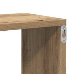 Berkfield Home Wall Shelf Artisan Oak 104x20x58.5 cm Engineered Wood in Brown - thumbnail 7