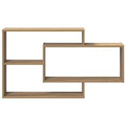 Berkfield Home Wall Shelf Artisan Oak 104x20x58.5 cm Engineered Wood in Brown - thumbnail 4