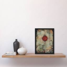 Artery8 Paul Klee Framed Wall Art Ad Marginem At The Edge Abstract Painting - Size: A4 - thumbnail 2