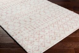 Livabliss Aliyah Shag-Shaggy Pink Ivory Brown Global Soft Plush Pile Living Rug - Size: 160 cm x 220 cm - thumbnail 6