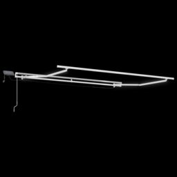 Berkfield Home Manual Retractable Awning with LED Green & Yellow 300x250 cm - thumbnail 5